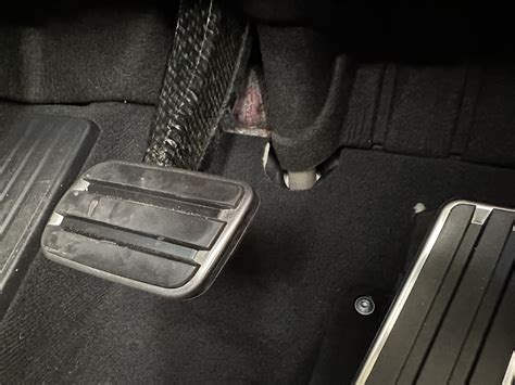 Brake pedal floor trim section missing? | TaycanForum -- Porsche Taycan ...