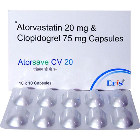 ATORSAVE CV 20MG CAPSULE 10'S Price, Uses, Side Effects, Composition ...