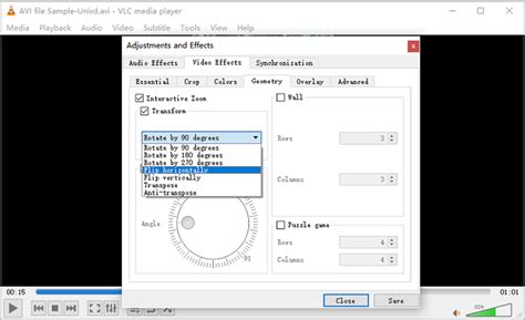 Rotate Video VLC 的图像结果