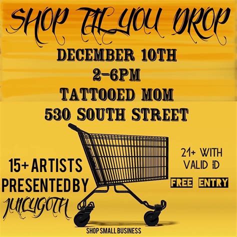 Juicy Goth Presents: SHOP TIL YOU DROP 2 - Tattooed Mom