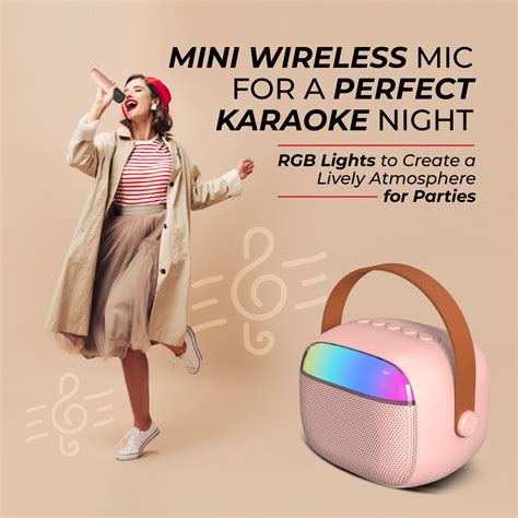pTron Fusion Smart 10W Mini Bluetooth Speaker with Wireless Karaoke Mi ...