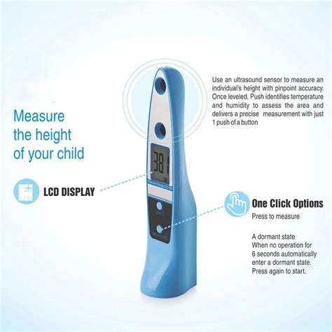 amiciSense Portable Stadiometer, 30~500 cm Height Measuring Device with ...