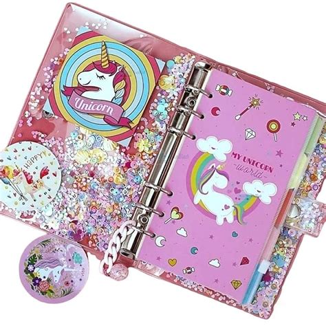 FunBlast 13 in 1 DIY Unicorns Diary for girls, Unicorns Notebook for ...