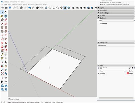 SketchUp Resize Rectangle 的图像结果