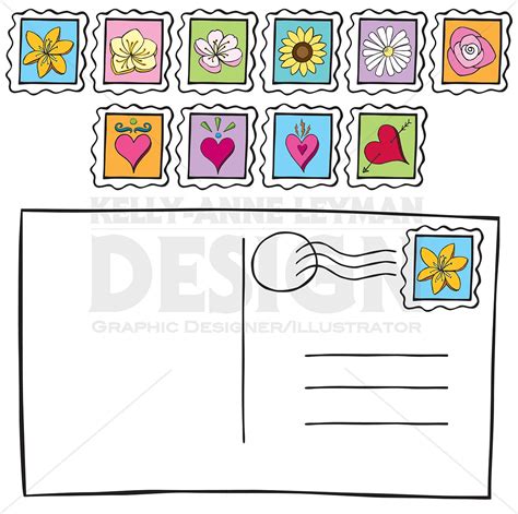 Hand Stamp Clipart Images