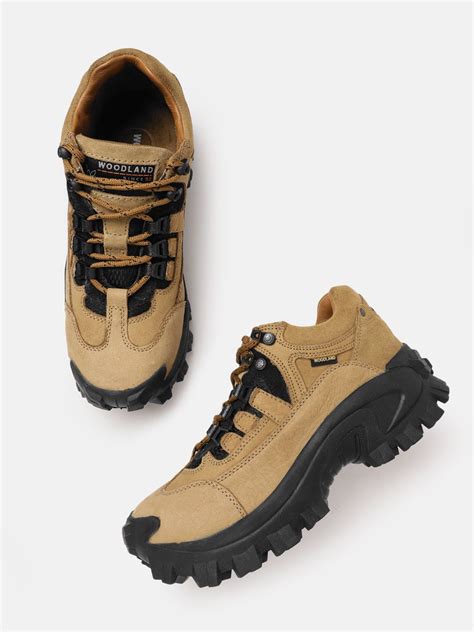 Woodland Men Nubuck Leather Trekking Shoes - Price History