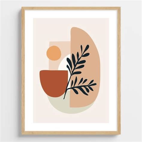 COLOSSAL ART HOUSE Wood Modern Art Framed Poster For Office&Home Wall ...