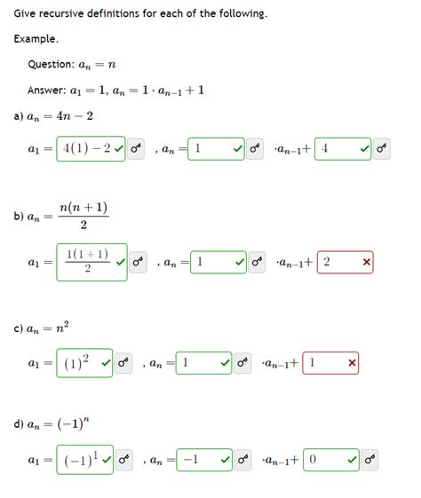 Image result for Recursive Definition Example