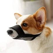Buy Dog Muzzles for Biting,Nylon Soft Dog Muzzle Secure, Adjustable ...