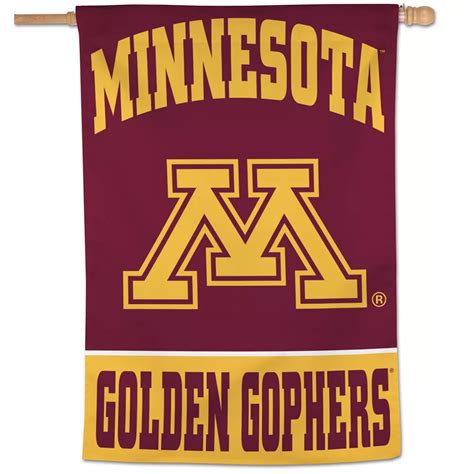 "WinCraft Minnesota Golden Gophers 28"" x 40"" Primary Logo Single ...