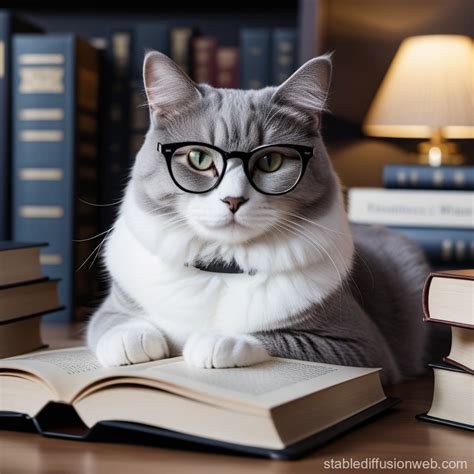 cat with books Prompts | Stable Diffusion Online