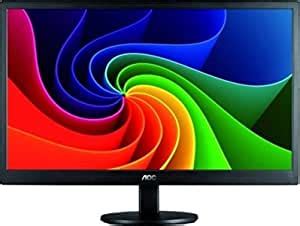AOC Monitor 18.5 inch HD LED Backlit LCD e970Swnl Monitor : Amazon.in ...