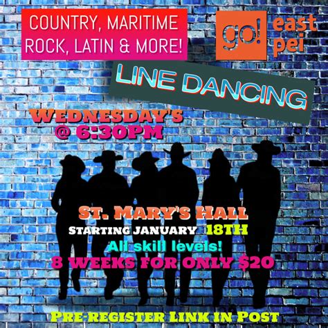 Lively Line Dancing – St. Mary’s Hall (Souris) – go!PEI