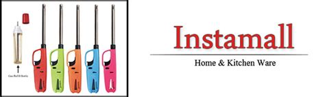 INSTAMALL Plastic Adjustable Flame Gas Lighter for Kitchen Gas Stove ...