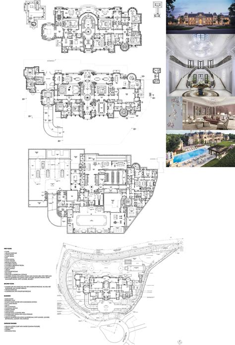 Beverly Hills Mega Mansion Floor Plan : Beverly Hills Mega Mansion ...