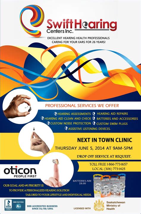 Design a Flyer for a hearing clinic | Freelancer
