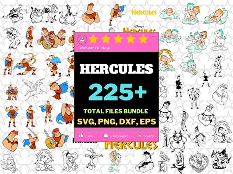 225+hercules SVG Bundle, Baby Hercules SVG, Hercules Clipart, Cricut ...