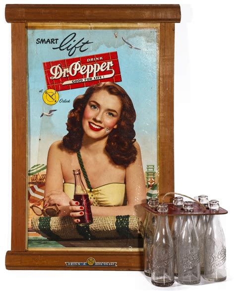 #194: TWO VINTAGE DR. PEPPER ADVERTISING PIECES