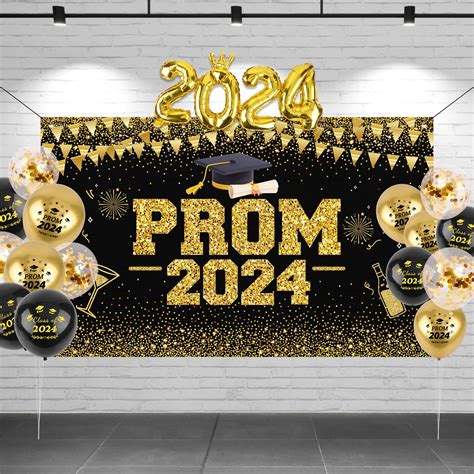Buy TYL&TYS Prom Decorations 2024, Graduation Prom Party Banner ...