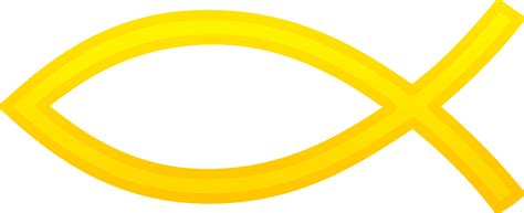 Free clipart christian fish symbol