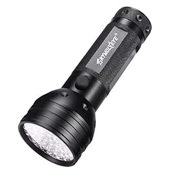 UV Ultraviolet Flashlight Blacklight, Tokeyla 51 LED 395 nM Handheld ...