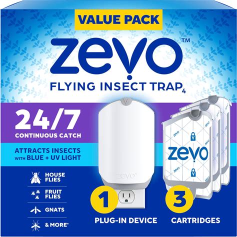 Amazon.com : Zevo Flying Insect Trap, Fly Trap Captures Houseflies ...