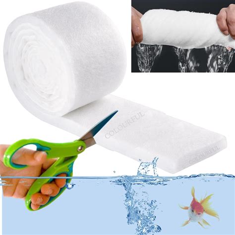 VAYINATO® 3 Feet Aquarium White Filter Sponge Media Suitable for ...