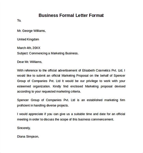 Formal Letter Example 的图像结果
