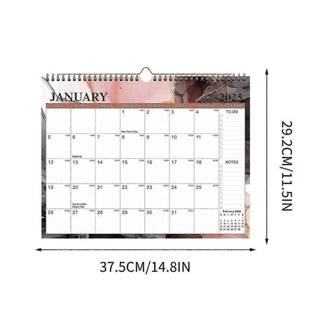 colour Wall Calendar 2025-26 Planning Calendar Thick Paper Yearly ...