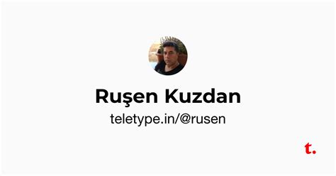 Ruşen Kuzdan — Teletype
