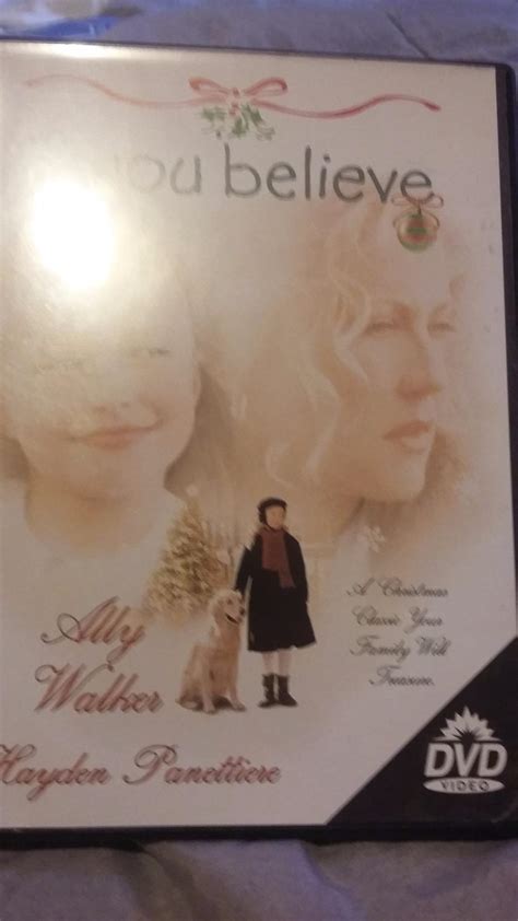 Amazon.com: If You Believe [DVD] : Ally Walker, Tom Amandes, Hayden ...