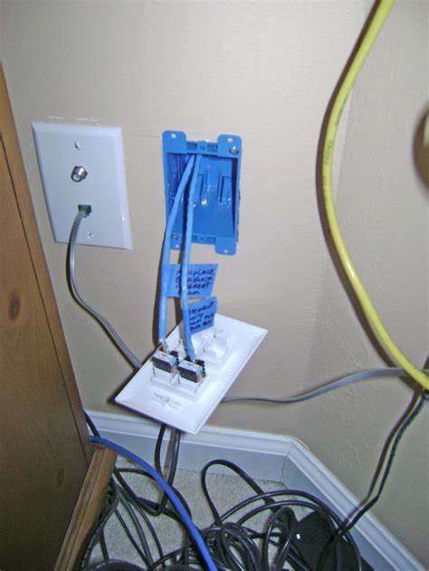 how to install ethernet wall jack