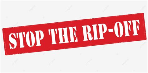 Image result for Rip Off Warning Sign
