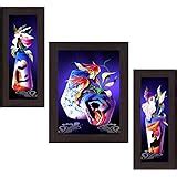 Wens 'Ganesha Indian Deity' Wall Art (MDF, 30 cm x 34 cm x 1.5 cm , WSP ...