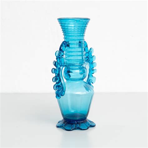 Exceptional Blown Glass Vase - Early XXth Century - Spanish ...