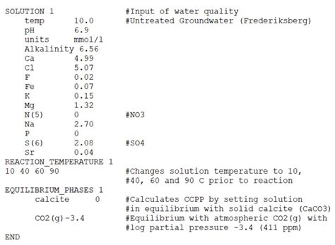 Procedure for Calculating the Calcium Carbonate Precipitation Potential ...