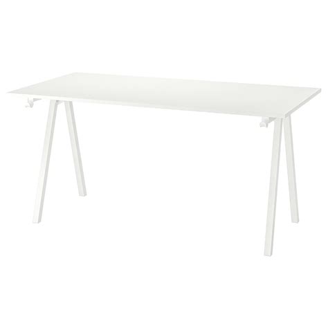 TROTTEN desk, white, 160x80 cm (63x311/2") - IKEA