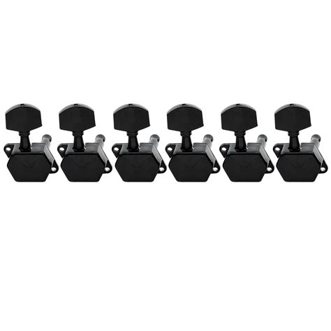 Musiclily Pro 6 in Line Guitar Semi Closed Tuners Machine Heads Tuning ...