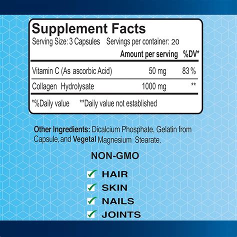 Buy CollagenC Hydrolysate - Collagen Capsules 4 Pack with Biotin ...