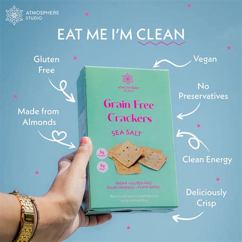 Atmosphere Studio Vegan Cheeze Grain-Free Crackers – The Wellness ...