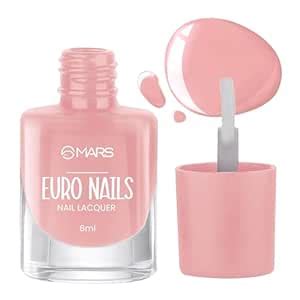 MARS EURO Nail Lacquer | Glossy Gel Finish | Rich Pigmentation | Chip ...