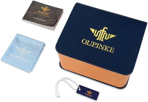 Buy OUPINKE Watch for Men Automatic Luxury Dress Mechanical Leather ...