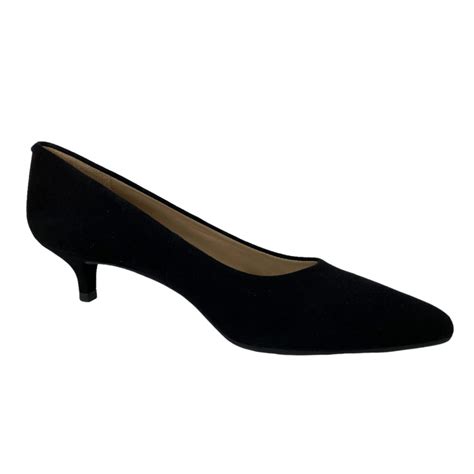 F08 decollete donna black UNISA JIRON suede shoe woman narrow fit