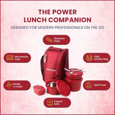 Executive Microwave Safe Lunch Box – Oliveware India