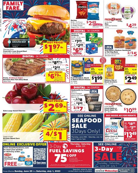 Family Fare Weekly Ad from June 25