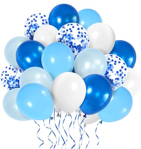 FOTIOMRG Blue Confetti Latex Balloons 12 inch, 50pcs India | Ubuy