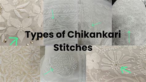 Types of Chikankari Stitches