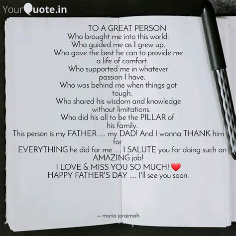 TO A GREAT PERS... | Quotes & Writings by maria joraimah | YourQuote