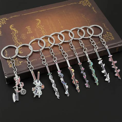 Buy Anime Slayer Keychain Pin Set - Cartoon Figures 9 Hashiras Mini ...