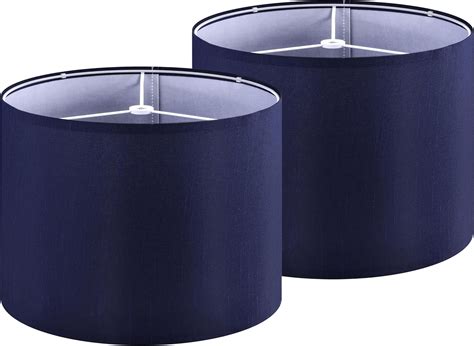 Large Blue Drum Lamp Shades for Floor Lamps Table Lamps -16 * 16 * 12 ...